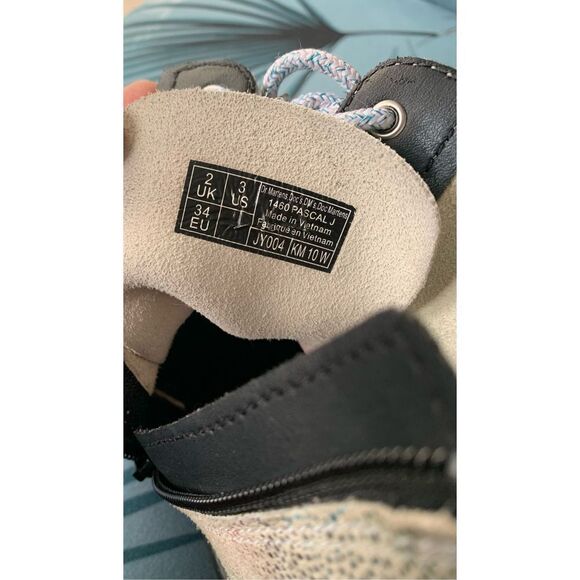 Doc Dr Martens Pascal J Shiny Iridescent Boots Girls Youth US Size 3 - Picture 8 of 8